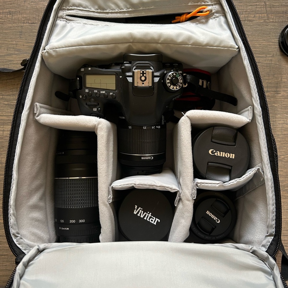 Canon 80D Starter Kit with 4 lenses